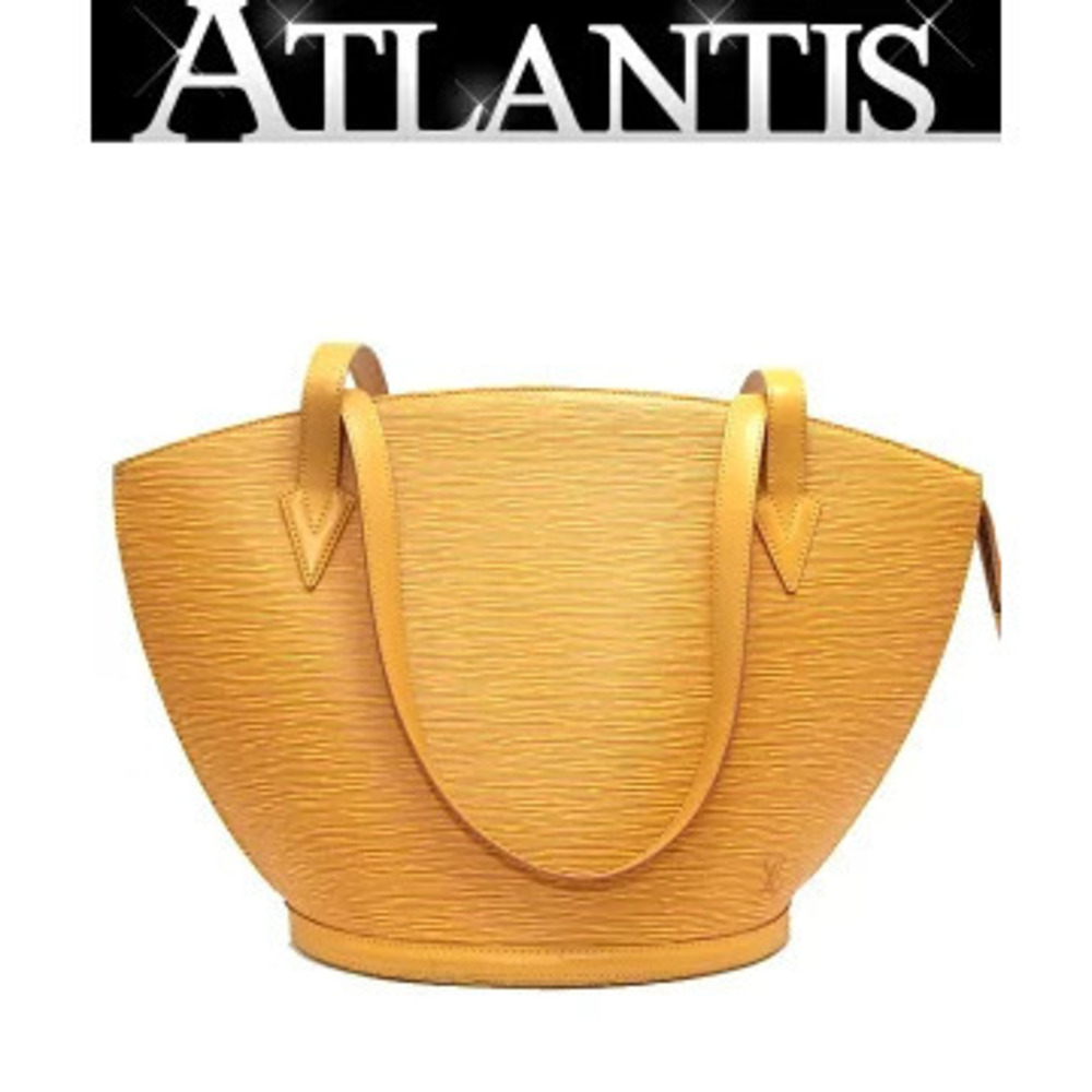 Louis Vuitton Saint Jacques Shopping Shoulder Bag Epi Leather Tassili Yellow